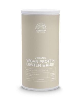 Mattisson Vegan protein erwten & rijst naturel bio
