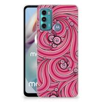 Motorola Moto G60 | Hoesje maken | Swirl Pink