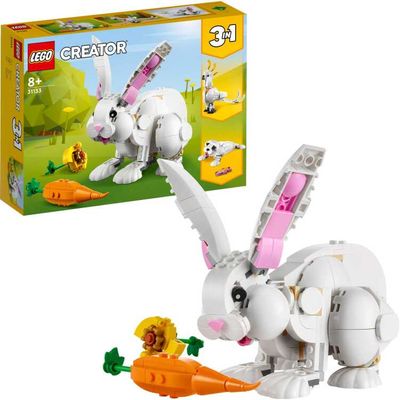 LEGO Creator 3-in-1 - Wit konijn constructiespeelgoed 31133