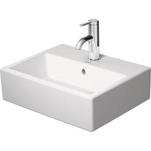 Duravit Vero Air Fontein - 45x35cm - 1 kraangat - met overloop - wit 0724450000