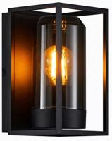Nordlux Wandlamp Griffin E27 zwart IP44 - 4800905