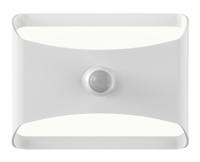 Calex 4001000100 bewegingsmelder Passieve infraroodsensor (PIR) Draadloos Muur Wit - thumbnail