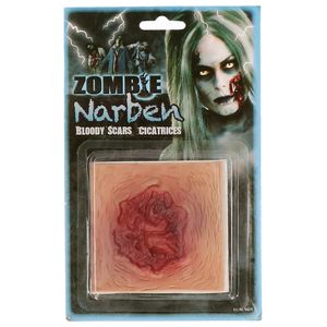 Latex horror nep zombie wond / litteken   -