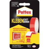 Pattex PRO/DIY Tapes PXMT2 Dubbelzijdige tape Wit (l x b) 1.5 m x 19 mm 1 stuk(s)