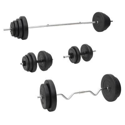 Halterset met gewichten 120 kg