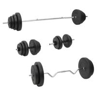 Halterset met gewichten 120 kg