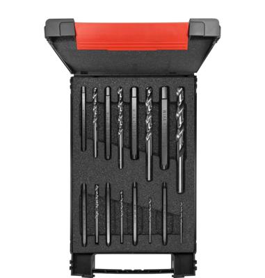 Wiha Schroevenuitdraaierset | Zeskant | 17-delig | met spiraalboren | incl. box - 3988 - 03988