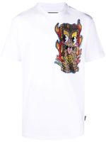 Philipp Plein t-shirt Hawaii à ornements - Blanc - thumbnail