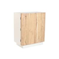 Flessenrek Home ESPRIT Wit Natuurlijk 85 x 50 x 100 cm