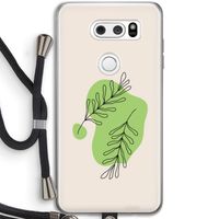 Beleaf in you: LG V30 Transparant Hoesje met koord