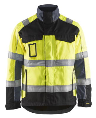 Blåkläder Jack. Ongevoerd High-Vis 40511811 | High-Vis Geel/Zwart | Maat XL - 7330509306826