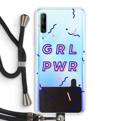 GRL PWR: Huawei P Smart Pro Transparant Hoesje met koord