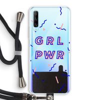 GRL PWR: Huawei P Smart Pro Transparant Hoesje met koord