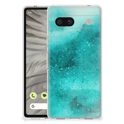 Smartphone hoesje Google Pixel 7A Painting Blue