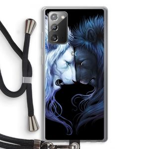Brotherhood: Samsung Galaxy Note 20 / Note 20 5G Transparant Hoesje met koord