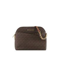 Handtas Dames Michael Kors Jet Set Bruin 21 x 16 x 9 cm