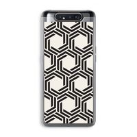 Geometrisch patroon: Samsung Galaxy A80 Transparant Hoesje
