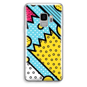 Pop Art #1: Samsung Galaxy S9 Transparant Hoesje