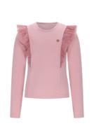 Le Chic winter t-shirt meisjes - roze - Nuffy - confetti-net