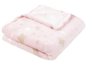 LIVARNO home Plaid 170 x 130 cm (Lichtroze)
