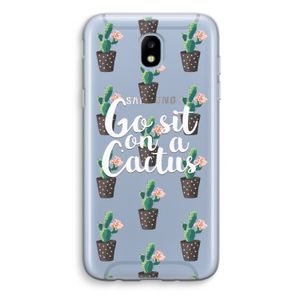 Cactus quote: Samsung Galaxy J5 (2017) Transparant Hoesje