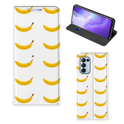 OPPO Find X3 Lite Flip Style Cover Banana OPPO Find X3 Lite Flip Style Cover Banana
