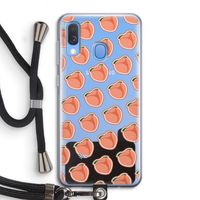 Just peachy: Samsung Galaxy A40 Transparant Hoesje met koord