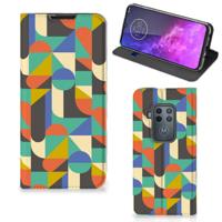 Motorola One Zoom | Hoesje met Magneet | Funky Retro