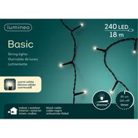 Kerstboomverlichting - LED - warm wit - 240 lampjes - 21 meter