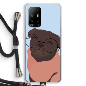 Ludo: Oppo A94 5G Transparant Hoesje met koord