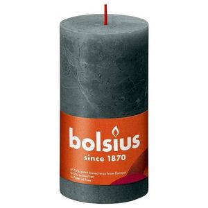 Bolsius Stompkaars Eucalyptus Green Ø68 mm - Hoogte 13 cm - Grijsgroen - 60 branduren