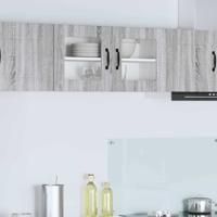 Keukenkast aan de muur met plank Grijs Sonoma 80 x 31 x 40 cm Keukenkast aan de muur met plank Grijs Sonoma 80 x 31 x 40 cm