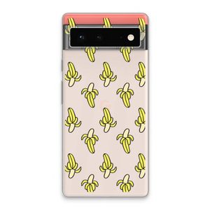 Bananas: Google Pixel 6 Transparant Hoesje