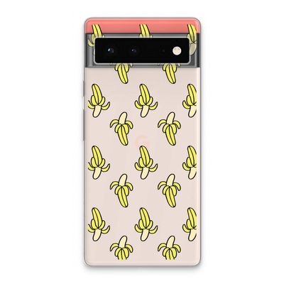 Bananas: Google Pixel 6 Transparant Hoesje
