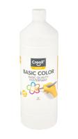 Plakkaatverf creall basic wit 1000ml | 6 stuks