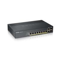 8-Port Gigabit Smart Managed PoE+ Switch - 130W - NebulaFlex Cloud