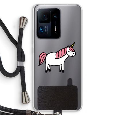 Eenhoorn: Xiaomi Mi Mix 4 Transparant Hoesje met koord