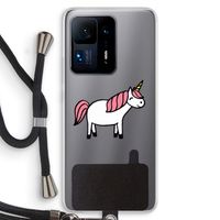 Eenhoorn: Xiaomi Mi Mix 4 Transparant Hoesje met koord