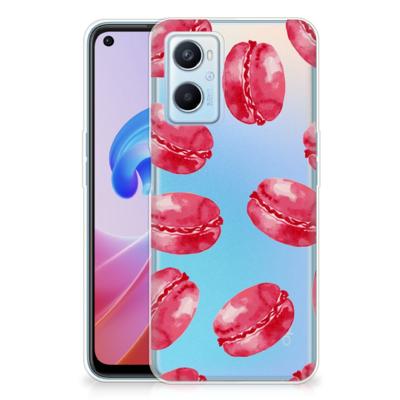 OPPO A96 | OPPO A76 | Siliconen Case | Pink Macarons