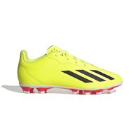 adidas X Crazyfast Club Gras / Kunstgras Voetbalschoenen (MG) Kids Geel Zwart Wit - thumbnail