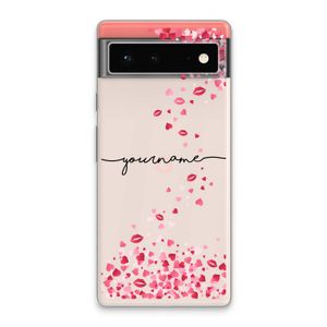 Hartjes en kusjes: Google Pixel 6 Transparant Hoesje