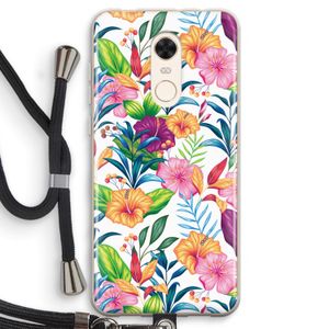 Tropisch 2: Xiaomi Redmi 5 Transparant Hoesje met koord