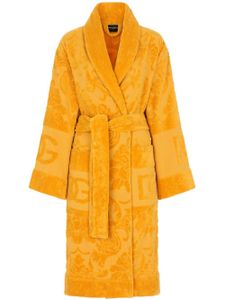 Dolce & Gabbana peignoir en jacquard - Orange