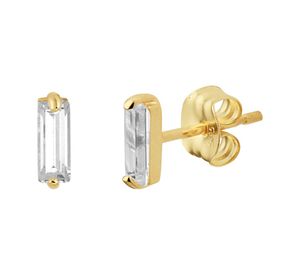 TFT Oorknoppen Zirkonia Geelgoud Glanzend 5 mm x 2 mm