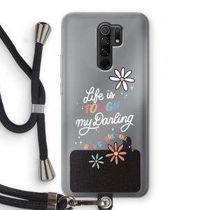 Tough Life: Xiaomi Redmi 9 Transparant Hoesje met koord