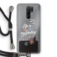 Tough Life: Xiaomi Redmi 9 Transparant Hoesje met koord