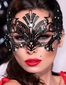 * CHILIROSE Extravagante masker van messing, CR4326
