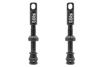 Töls Tubeless Presta Ventiel Set 44mm - Zwart