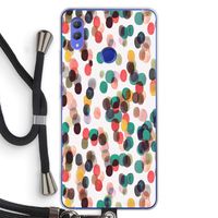 Tropical Dots: Honor Note 10 Transparant Hoesje met koord