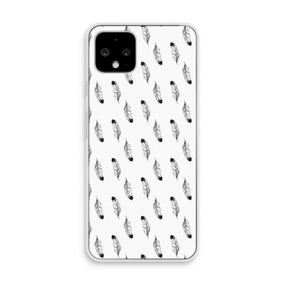 Pluimen: Pixel 4 Transparant Hoesje